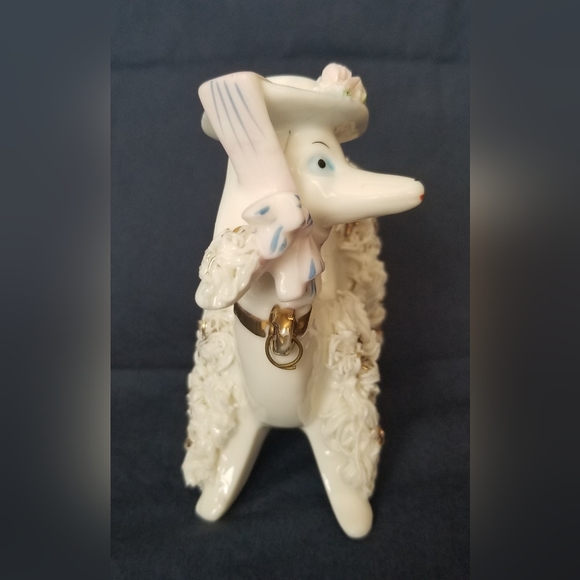 Vintage Porcelain Poodle Dog Figurine - Picture 3 of 7